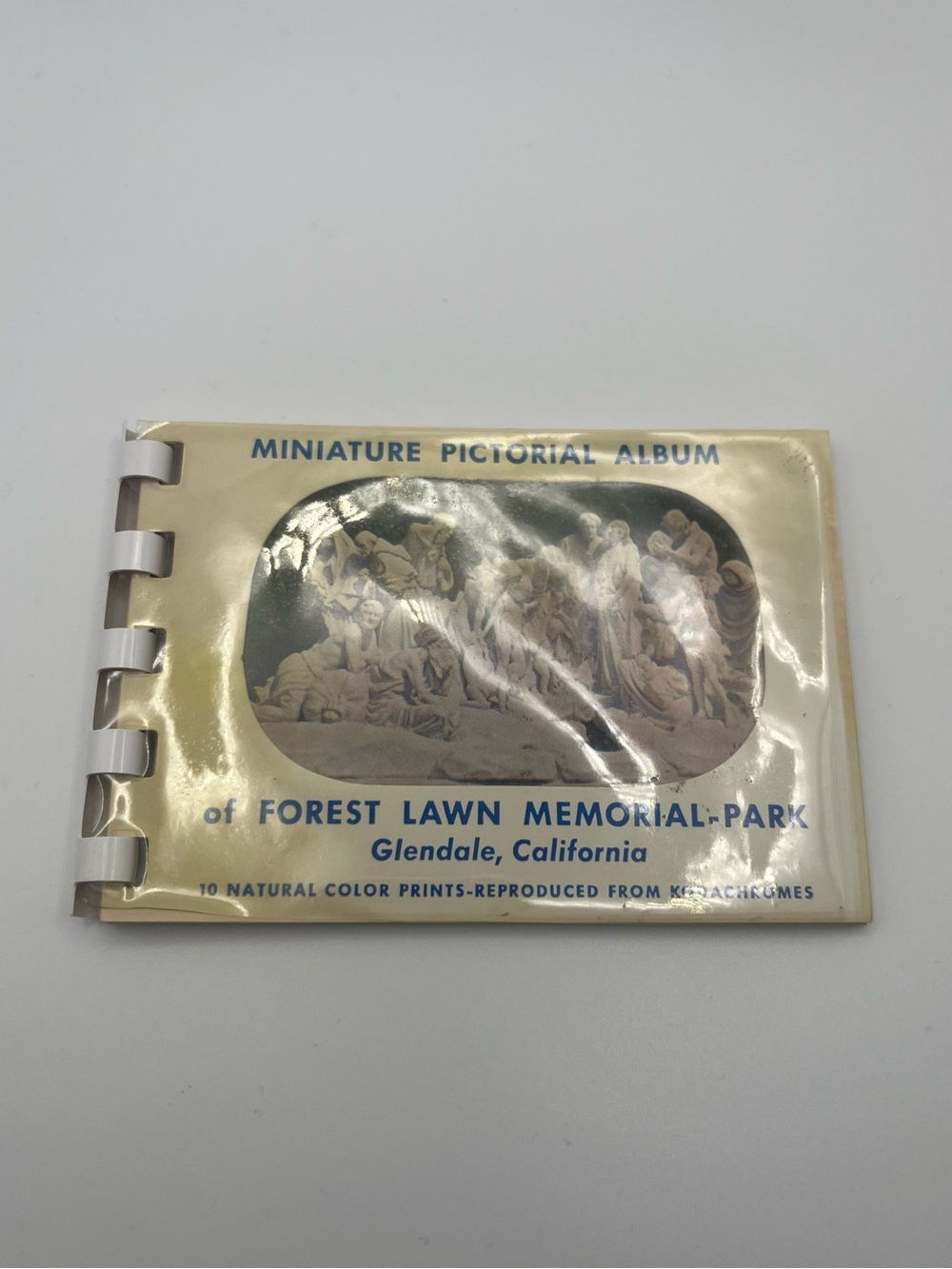 Vintage Forest Lawn Memorial-Park Miniature Pictorial Album - Circa 1952